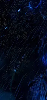 Abstract blue wave textured wallpaper.