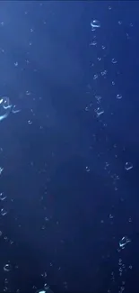 Serene blue bubbles mobile wallpaper with a calming vibe.