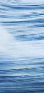 Abstract light blue waves wallpaper for a mobile background.