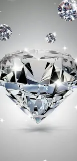 Dazzling diamond mobile phone wallpaper.