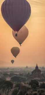 Sky Aerostat Hot Air Ballooning Live Wallpaper