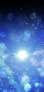 Sky Art Blue Live Wallpaper