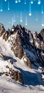 Sky Mountain Snow Live Wallpaper