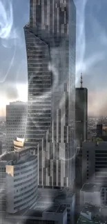 Sky Skyscraper Building Live Wallpaper