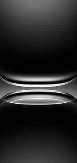 Sleek abstract wallpaper with glossy curves.