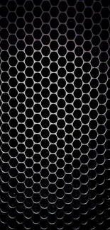 Black hexagonal pattern with sleek, modern design.