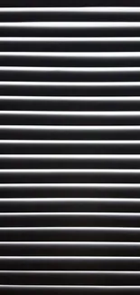 Sleek black wallpaper with white horizontal stripes.