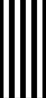 Black and white vertical striped wallpaper for mobile devices.