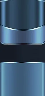 Sleek futuristic blue design for mobile wallpaper.