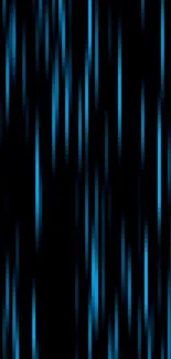 Wallpaper with dynamic blue streaks on black background.