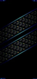 Dark sleek pattern wallpaper for mobile.