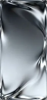 Sleek metallic abstract phone wallpaper