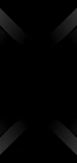 Sleek black minimalist wallpaper for mobile devices.