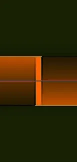 Sleek geometric wallpaper in orange tones.