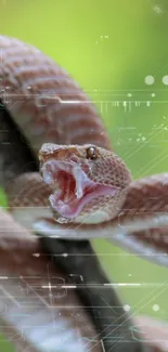 Snake Reptile Terrestrial Plant Live Wallpaper