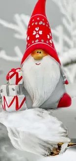 Snow Lawn Ornament Santa Claus Live Wallpaper