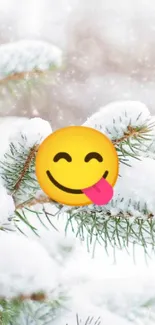 Snow Smile Branch Live Wallpaper