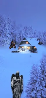 Snow Winter Freezing Live Wallpaper