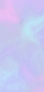 Mobile wallpaper with pastel abstract swirls in calming pink and lavender hues.