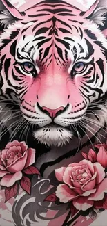 Soft pink textured wallpaper for phones.