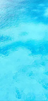 Bright aqua water texture for mobile wallpaper.