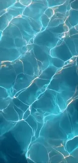 A shimmering blue water pattern with ripples, perfect for a calming mobile wallpaper.