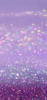 Purple glitter wallpaper for mobile phone, featuring a shimmering and sparkly design.