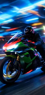 Speedy Motorcycle Live Wallpaper