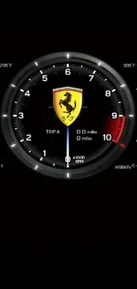 High-resolution sporty speedometer wallpaper for mobile phones.