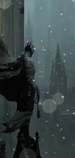 Standing Snow Art Live Wallpaper