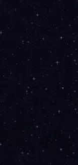Dark blue night sky filled with stars wallpaper.