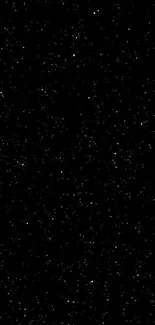 A starlit black sky with sparkling stars, ideal for wallpaper.