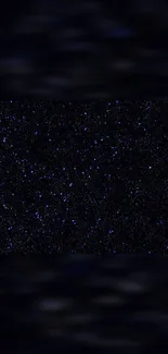 Starry night galaxy wallpaper with sparkling blue and white stars.