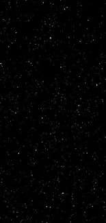 Black wallpaper featuring night sky with stars, ideal for peaceful screen setting.