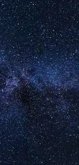 Beautiful starry night sky wallpaper featuring countless stars and deep blue hues.