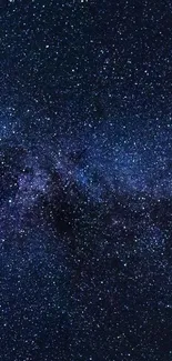 Starry night sky wallpaper, showcasing a mesmerizing galaxy view.