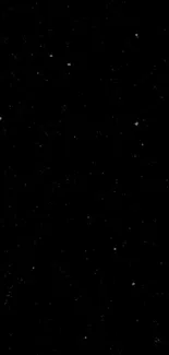 Starry night sky wallpaper with scattered white stars.