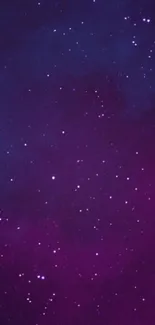 Vibrant purple and blue starry sky wallpaper.