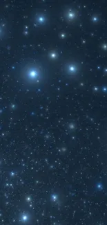 Mesmerizing starry night sky wallpaper for mobile.