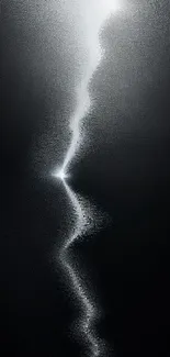 Abstract lightning on a dark background wallpaper.