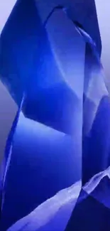 Stunning abstract blue crystal wallpaper design for mobile.