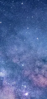 Beautiful galaxy wallpaper with stars and cosmic colors for mobile screens.