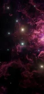 Vibrant galaxy nebula wallpaper with stars.