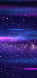 Vibrant galaxy and star-filled night sky wallpaper.