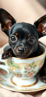 Tableware Dog Dishware Live Wallpaper