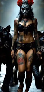 Tattoo Thigh Model Live Wallpaper