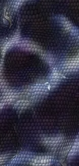 Abstract purple and black textured wave pattern.