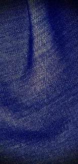 Textured blue fabric pattern wallpaper for mobile device.