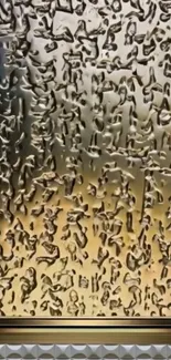 Abstract textured glass art wallpaper with warm tones.