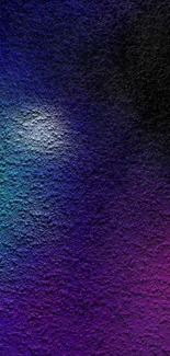 Textured gradient wallpaper with blue, purple, and black hues.